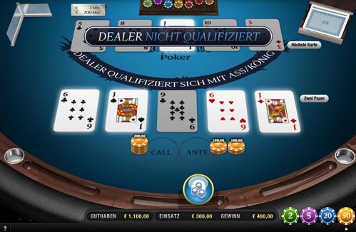 tropical stud poker regeln